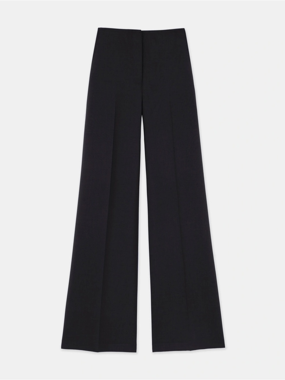 NWT Lafayette 148 New York Responsible Wool Double Face Thames Black Size 14